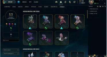 Conta de LOL (League Of Legends) Com várias Skins BARATA