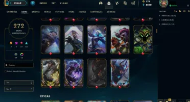 Conta de LOL (League Of Legends) Com várias Skins BARATA