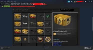 Conta Steam com 13.4 anos CSGO Prime, c/ Medalha 10-5 anos.