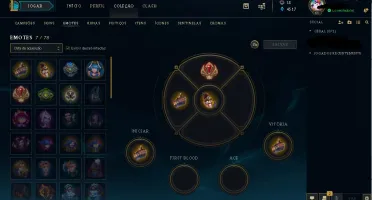 Conta diamante season passada 96 herois