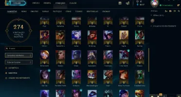 Conta diamante season passada 96 herois