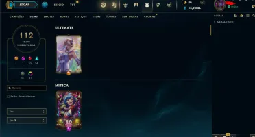 conta platina 3 full acesso, altera email e senha 112 skins