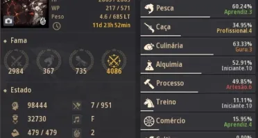 CONTA BLACKDESERT P2W C/CARRACA