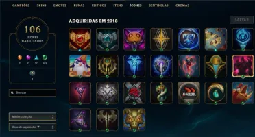 Lol - C.o.n.t.i + 118 Champs, 66 Skins/sem Elo