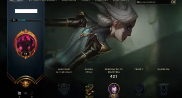 Lol - C.o.n.t.i + 118 Champs, 66 Skins/sem Elo