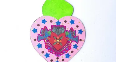 Enfeite de Parede Divino Rosa