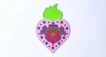 Enfeite de Parede Divino Rosa