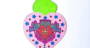 Enfeite de Parede Divino Rosa