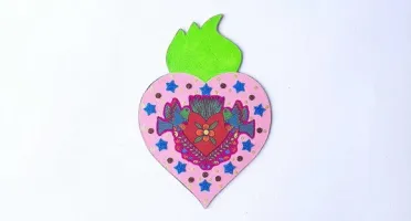 Enfeite de Parede Divino Rosa