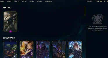 Conta League Of Legends (lvl 386 - Champs 114 - Skins 59)