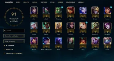 VENDO: Conta nível 33 unranked