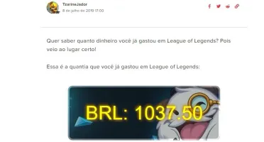 Conta de LoL