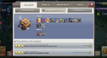 Clash of Clans CV 12 💎 +6.400 Gemas + Poções Full e +