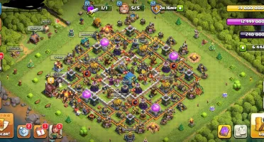 Clash of Clans CV 12 💎 +6.400 Gemas + Poções Full e +