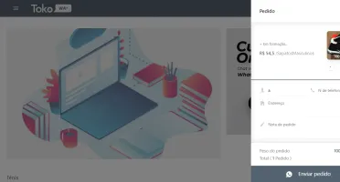 Template loja virtual no Blogger com checkout Via zap