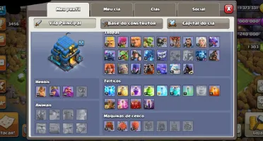 Conta Clash of clans CV12 Full