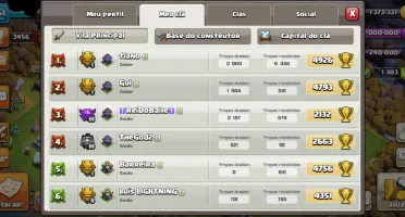 Conta Clash of clans CV12 Full