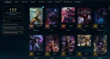 CONTA DE LOL, PRATA 1, 20 SKINS, GANHADO BASTANTE PDL!!!