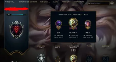 CONTA DE LOL, PRATA 1, 20 SKINS, GANHADO BASTANTE PDL!!!