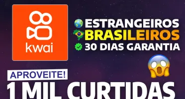 [MAIS VENDIDO] 1 MIL Curtidas KWAI por apenas R$ 9,99