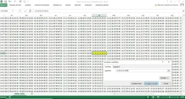 Todas combinações de números da MEGASENA em planilha Excel