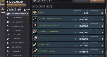 Conta BLACK DESERT muito top!!