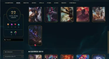 Conta PLATINA 4 80 CAMPEOES 22 SKINS LENDAS TFT +DADOS