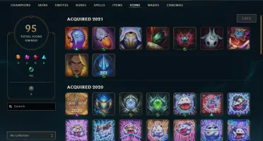 Conta PLATINA 4 80 CAMPEOES 22 SKINS LENDAS TFT +DADOS
