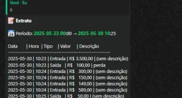 Código Fonte Robô Financeiro para WhatsApp com IA