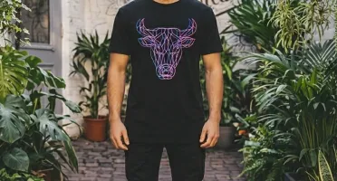 Camiseta Preta Touro