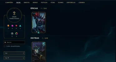 conta lol level 30 unranked