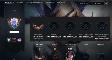 Bronze 1 com 65 Champs e 36 Skins
