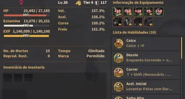 Conta Black Desert Maehwa 281 ap