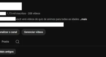 Canal Youtube de Animes 1700 inscritos NÂO MONETIZADO