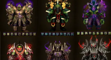 Conta Wow Com Vários Mog Elite De PvP