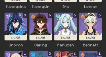 Conta com Mavuika, Nahida, Kazuha + Garantido