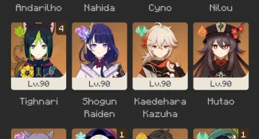 Conta com Mavuika, Nahida, Kazuha + Garantido