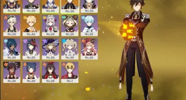 Arataki itto, ayato, zhongli Ar 36