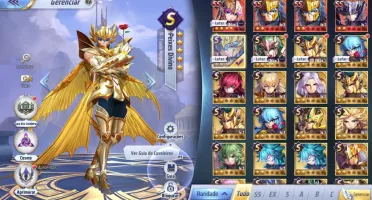 Saint seiya Awakening com mais de 3300 Gemas Avançadas