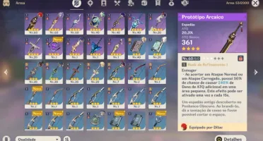 AR 34 Baal / Diluc / Keqing e muito conteudo disponivel!