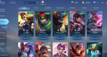 Continha top, mobile legends