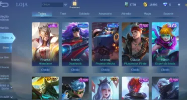 Continha top, mobile legends