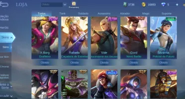 Continha top, mobile legends
