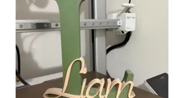Letra 3D com Nome Personalizado para Porta Maternidade