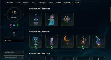 LvL 259, All Champions, 501 Skins, 98 Emotes, 246 Icones...