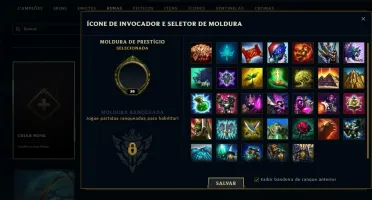 conta lol level 30 unranked