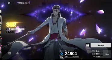Conta de Bleach Soul Resonance Lvl 62