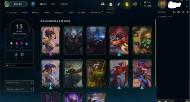 Conta League of Legends Zed Projeto Edição Prestígio