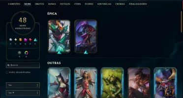 Prata 3 com 45 Champs e 48 Skins ( MAIN ADC )