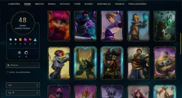 Prata 3 com 45 Champs e 48 Skins ( MAIN ADC )